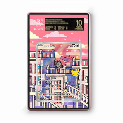 Galarian Meowth 141/128 30th Anniversary - Gradeguardian Extended Artwork For Psa / Cgc / Bgs / Tag