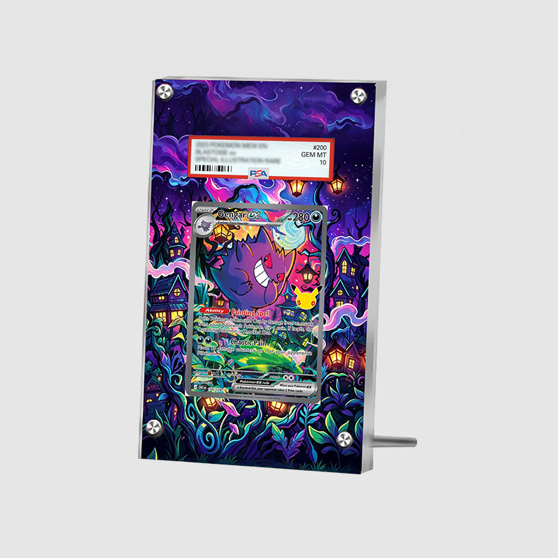 Gengar ex 154/128 30th Anniversary - Pokémon Extended Artwork Protective Card Display Case Psa/cgc/tag/raw