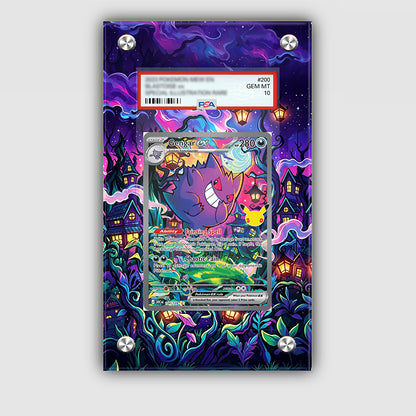 Gengar ex 154/128 30th Anniversary - Pokémon Extended Artwork Protective Card Display Case Psa/cgc/tag/raw