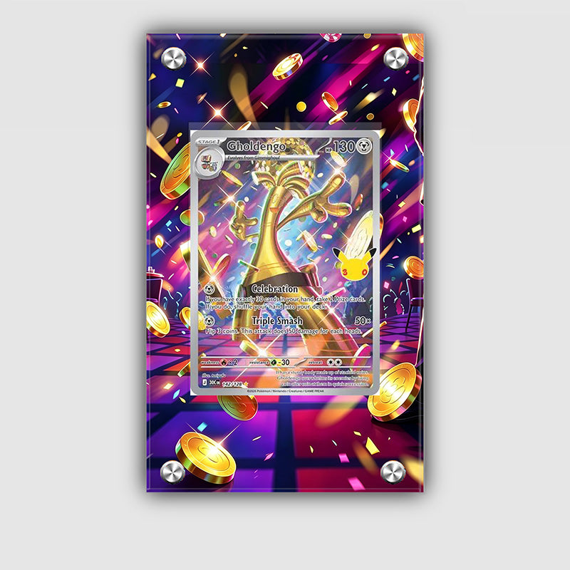 Gholdengo 142/128 - Pokémon Extended Artwork Protective Card Display Case Psa/cgc/tag/raw