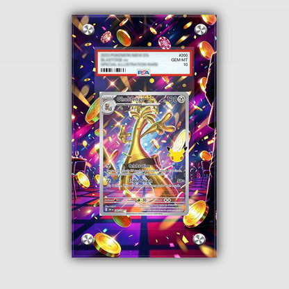 Gholdengo 142/128 - Pokémon Extended Artwork Protective Card Display Case Psa/cgc/tag/raw