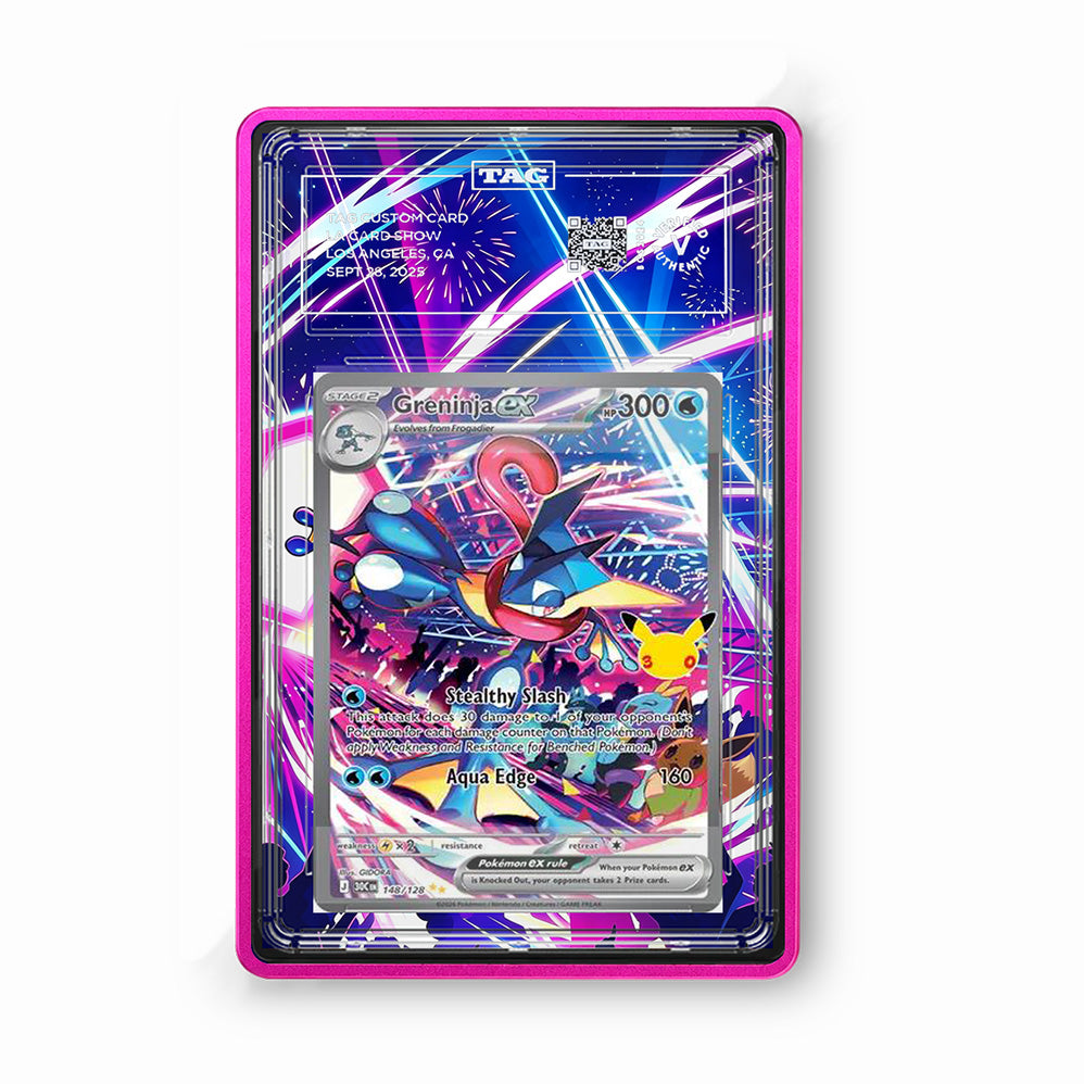 Greninja ex 148/128 30th Anniversary - Gradeguardian Extended Artwork For Psa / Cgc / Bgs / Tag