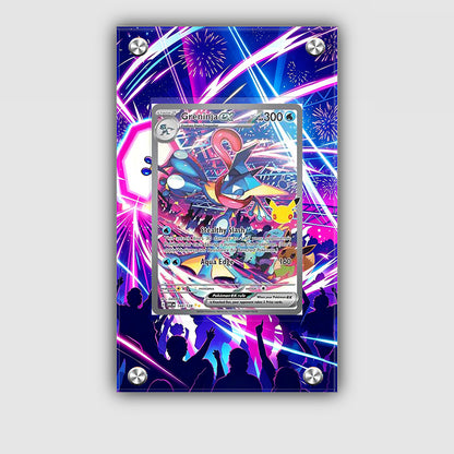 Greninja ex 148/128 30th Anniversary - Pokémon Extended Artwork Protective Card Display Case Psa/cgc/tag/raw