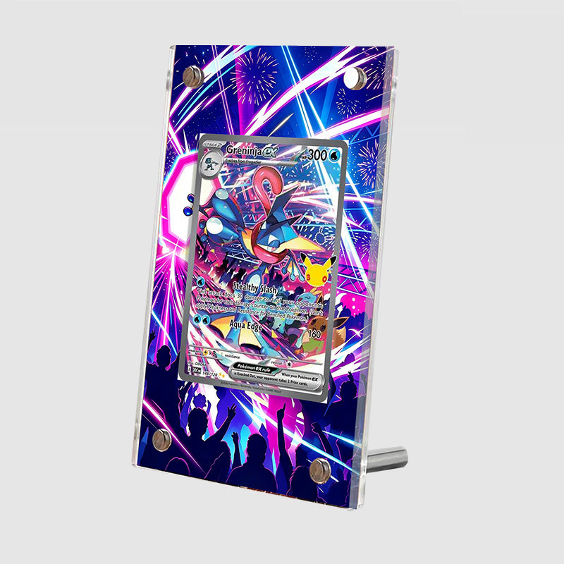 Greninja ex 148/128 30th Anniversary - Pokémon Extended Artwork Protective Card Display Case Psa/cgc/tag/raw