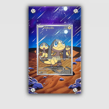 Helioptile 143/128 30th Anniversary - Pokémon Extended Artwork Protective Card Display Case Psa/cgc/tag/raw
