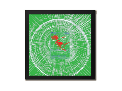 RGB Mew ( Green ) 30th Anniversary - Extended Artwork Metal Frame
