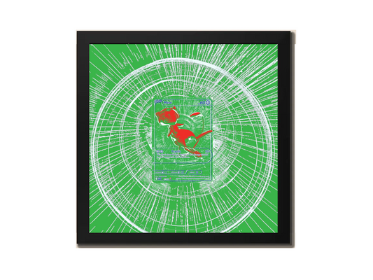 RGB Mew ( Green ) 30th Anniversary - Extended Artwork Metal Frame