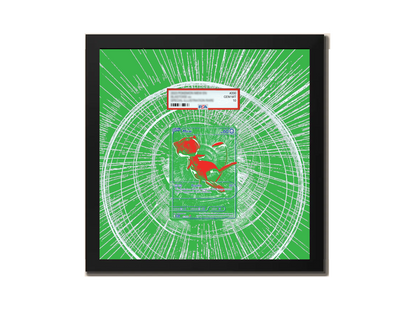 RGB Mew ( Green ) 30th Anniversary - Extended Artwork Metal Frame