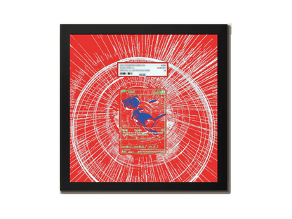 RGB Mew ( RED ) 30th Anniversary - Extended Artwork Metal Frame