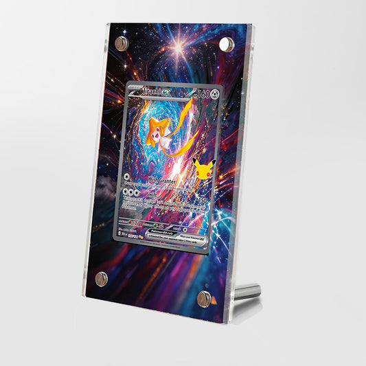 Jirachi ex 155/128 30th Anniversary - Pokémon Extended Artwork Protective Card Display Case Psa/cgc/tag/raw