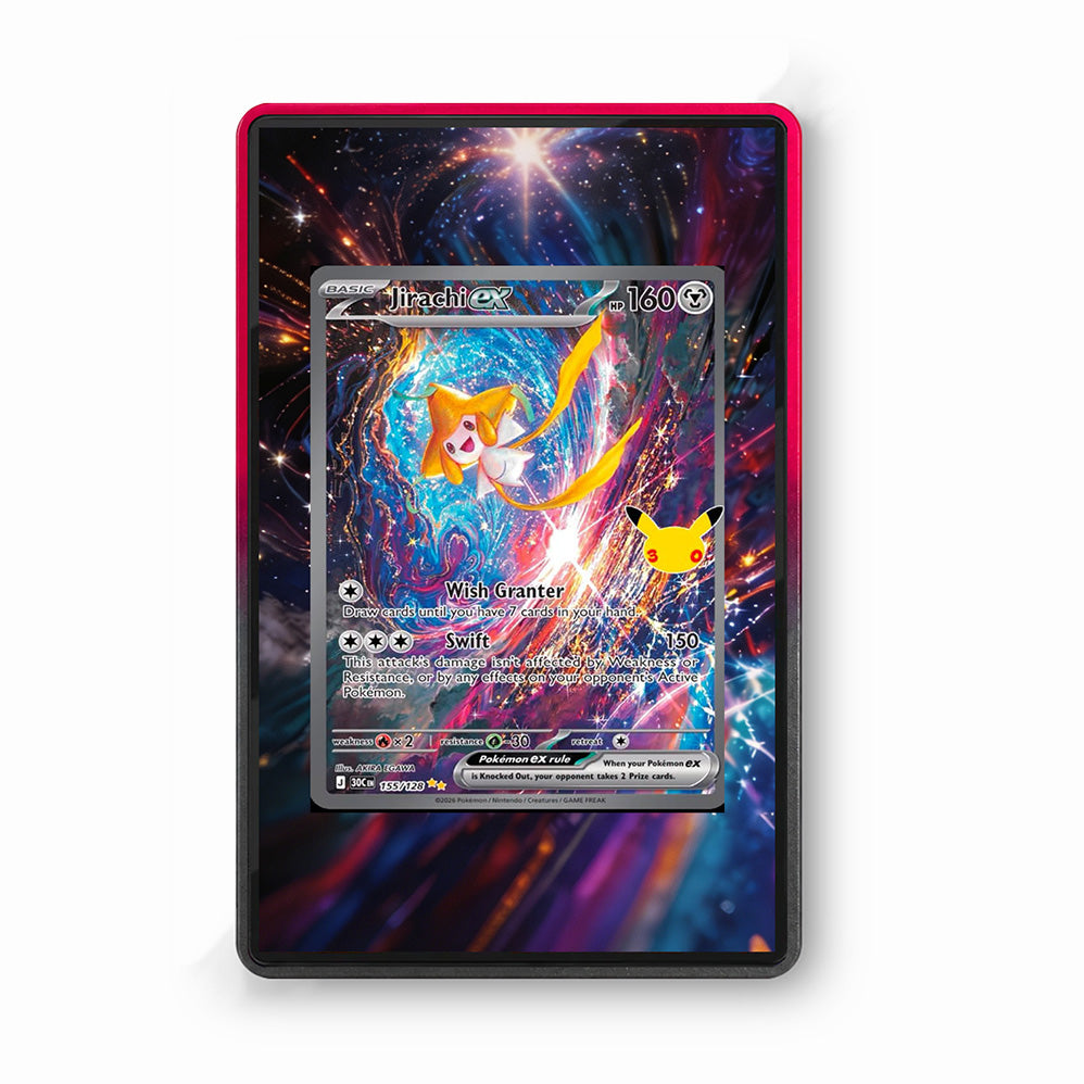 Jirachi ex 155/128 30th Anniversary - Gradeguardian Extended Artwork For Psa / Cgc / Bgs / Tag