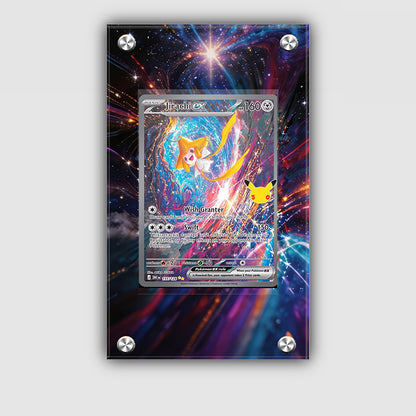 Jirachi ex 155/128 30th Anniversary - Pokémon Extended Artwork Protective Card Display Case Psa/cgc/tag/raw