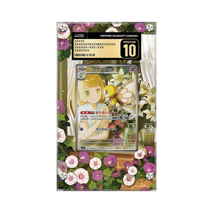 Lillie's Ribombee - Pokémon Extended Artwork Protective Display Case Psa/cgc/raw