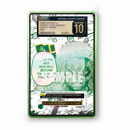 Luffy Is the Man Who Will Become the King of Pirates!!! R, OP12-039 - Gradeguardian Extended Artwork For Psa / Cgc / Bgs / Tag