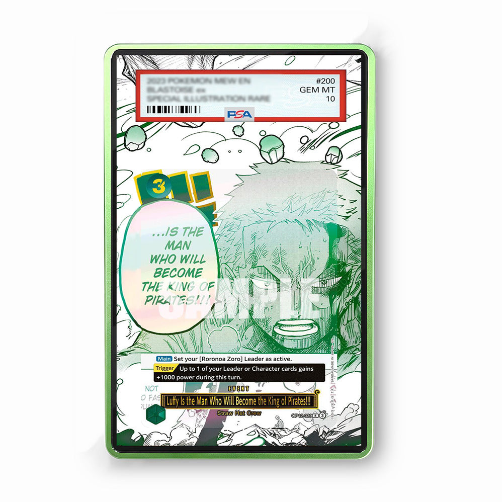 Luffy Is the Man Who Will Become the King of Pirates!!! R, OP12-039 - Gradeguardian Extended Artwork For Psa / Cgc / Bgs / Tag