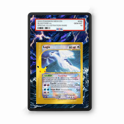 lugia 142/103 30th Anniversary - Gradeguardian Extended Artwork For Psa / Cgc / Bgs / Tag
