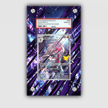 Lycanroc 138/128 30th Anniversary - Pokémon Extended Artwork Protective Card Display Case Psa/cgc/tag/raw
