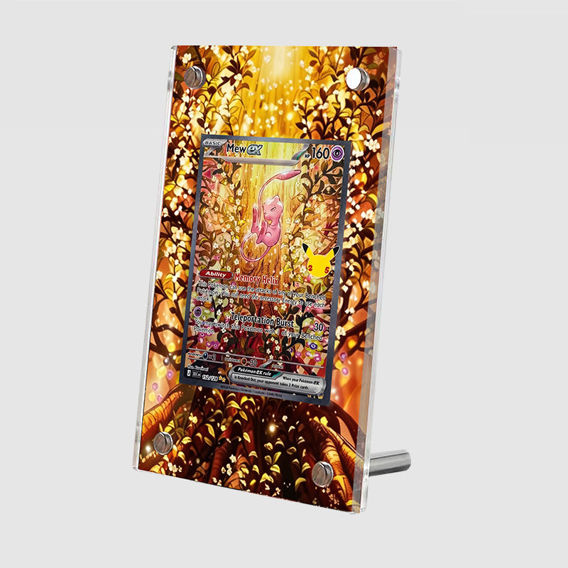 Mew 152/128 30th Anniversary  - Pokémon Extended Artwork Protective Card Display Case Psa/cgc/tag/raw