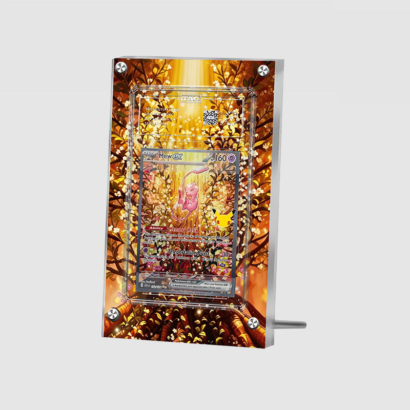 Mew 152/128 30th Anniversary  - Pokémon Extended Artwork Protective Card Display Case Psa/cgc/tag/raw