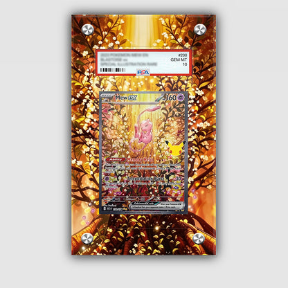 Mew 152/128 30th Anniversary  - Pokémon Extended Artwork Protective Card Display Case Psa/cgc/tag/raw