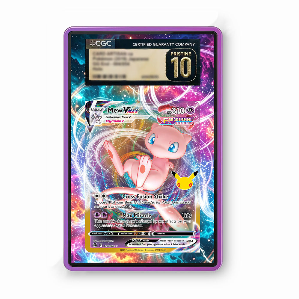 Mew Vmax 114/264 30th Anniversary - Gradeguardian Extended Artwork For Psa / Cgc / Bgs / Tag