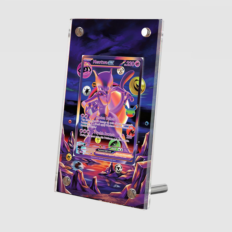 Mewtwo 157/128 30th Anniversary - Pokémon Extended Artwork Protective Card Display Case Psa/cgc/tag/raw