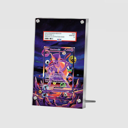 Mewtwo 157/128 30th Anniversary - Pokémon Extended Artwork Protective Card Display Case Psa/cgc/tag/raw