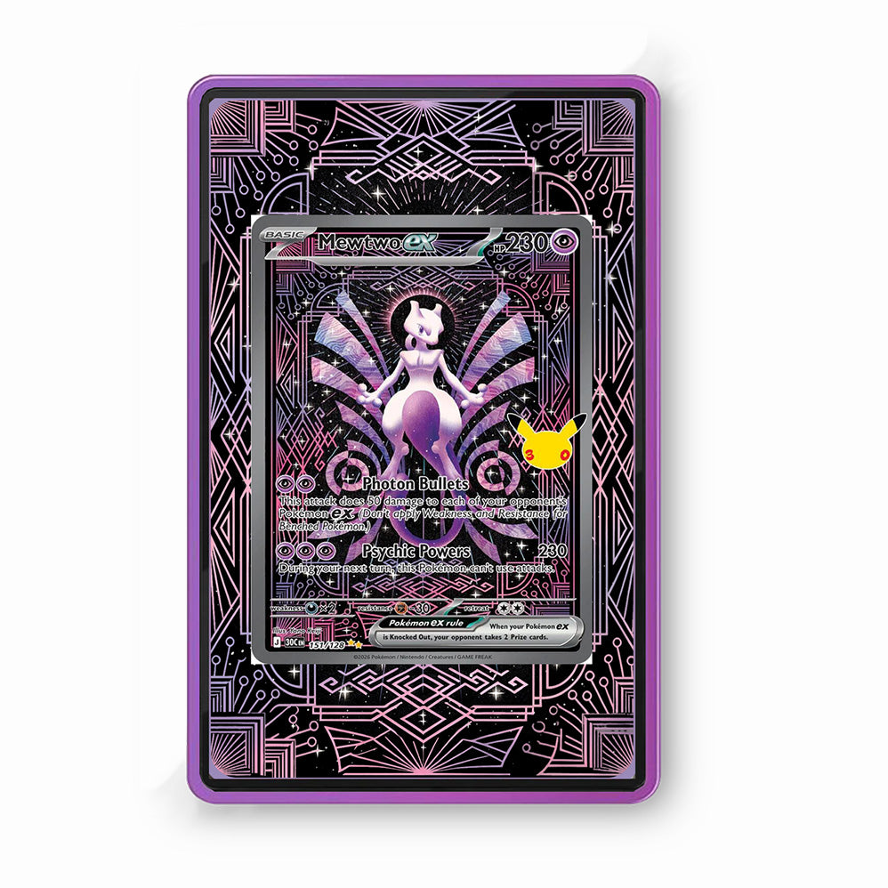 Mewtwo ex 151/128 - Gradeguardian Extended Artwork For Psa / Cgc / Bgs / Tag