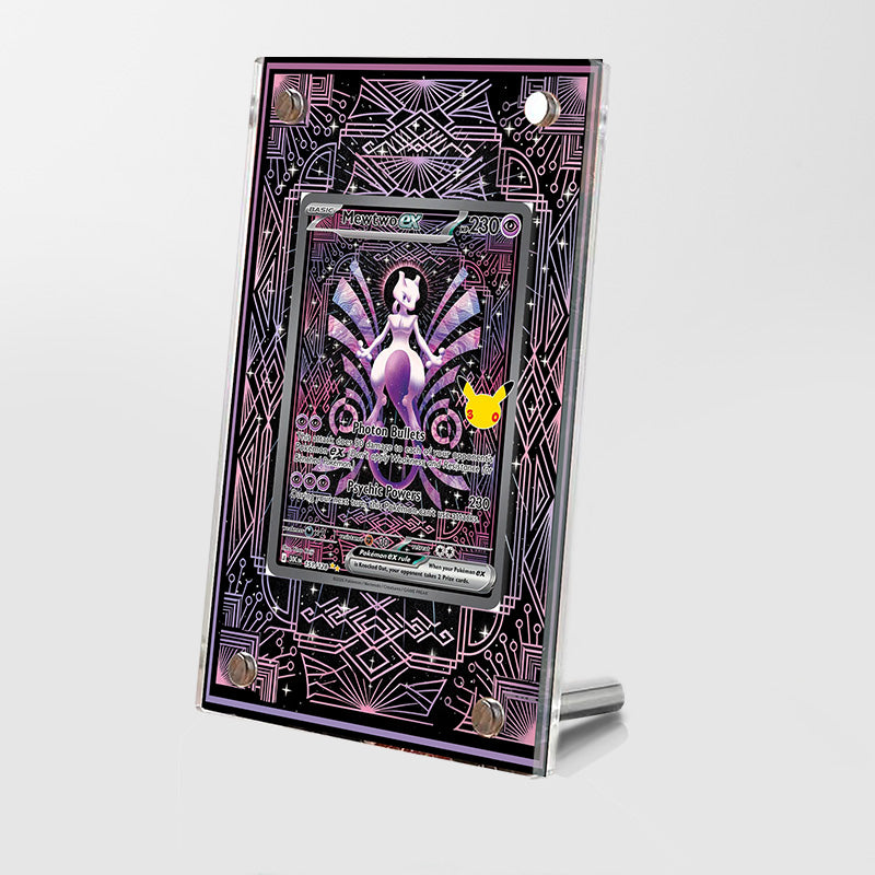 Mewtwo ex 151/128 - Pokémon Extended Artwork Protective Card Display Case Psa/cgc/tag/raw