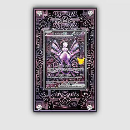 Mewtwo ex 151/128 - Pokémon Extended Artwork Protective Card Display Case Psa/cgc/tag/raw