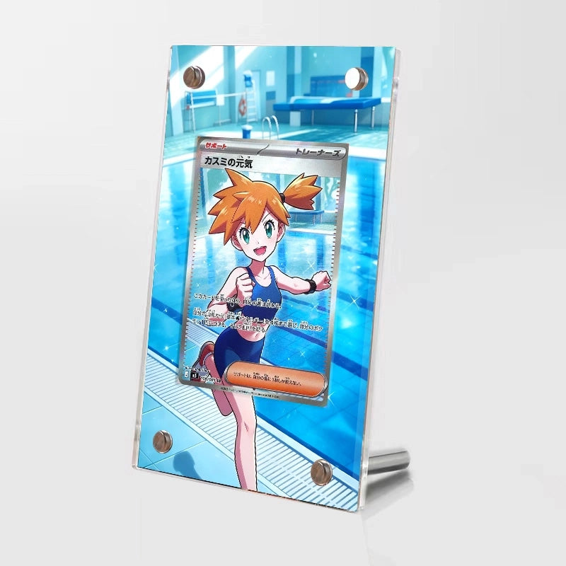 Misty's Vitality 108/081 - Pokémon Extended Artwork Protective Card Display Case Psa/cgc/tag/raw