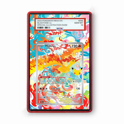 Moltres 130/128 - Gradeguardian Extended Artwork For Psa / Cgc / Bgs / Tag