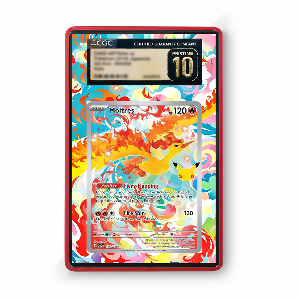 Moltres 130/128 - Gradeguardian Extended Artwork For Psa / Cgc / Bgs / Tag