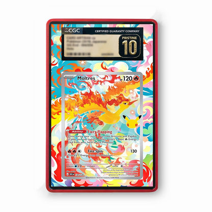 Moltres 130/128 - Gradeguardian Extended Artwork For Psa / Cgc / Bgs / Tag