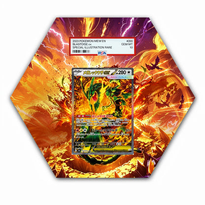 Mega Rayquaza ex 110/076 - Pokémon Octax Extended Artwork Protective Card Wall Display Case