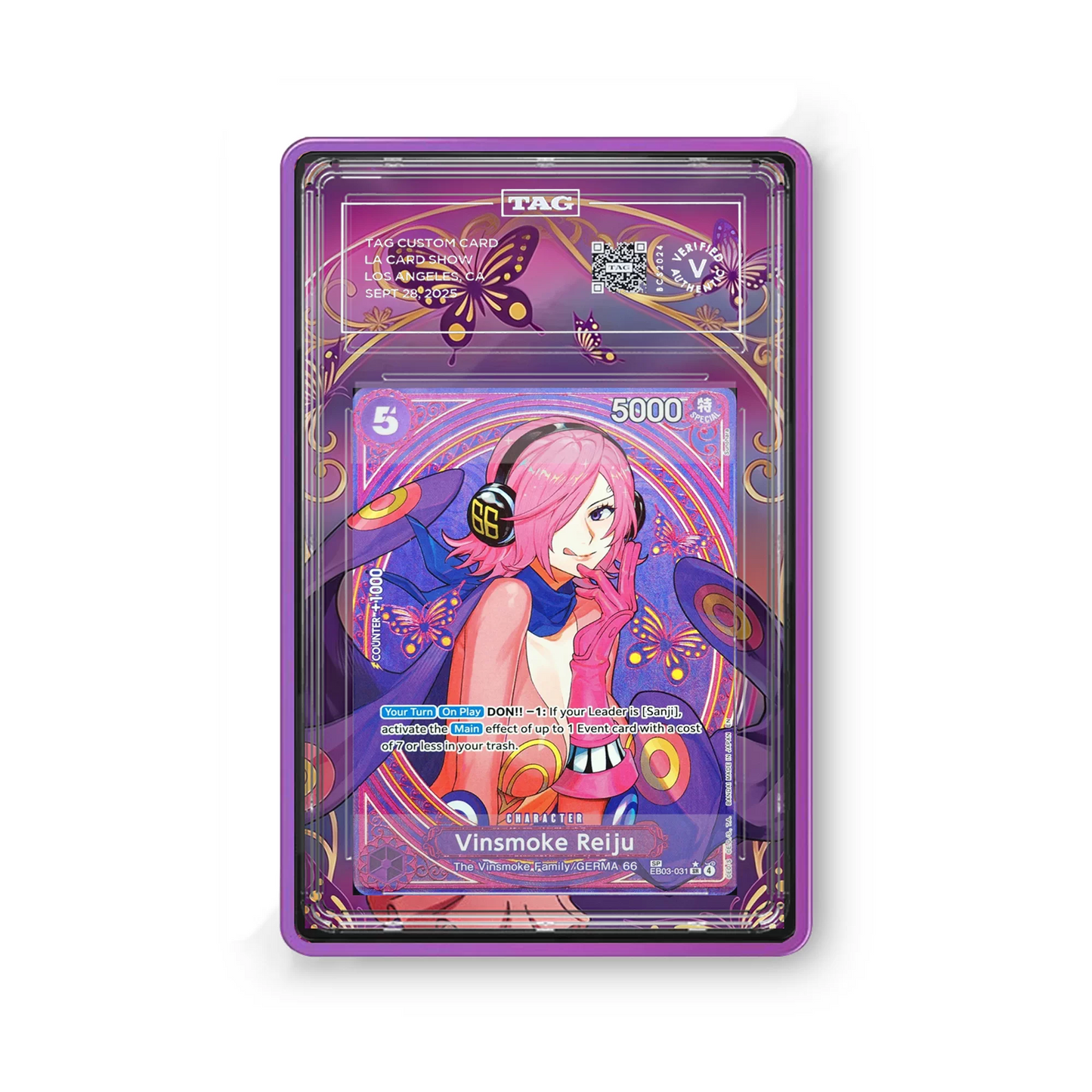 Vinsmoke Reiju EB03-031 - Gradeguardian Extended Artwork For Psa / Cgc / Bgs / Tag