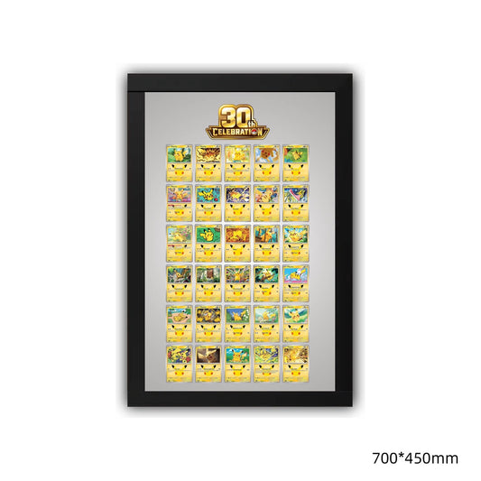 30th Anniversary Pikachu 30 - Extended Artwork Metal Frame