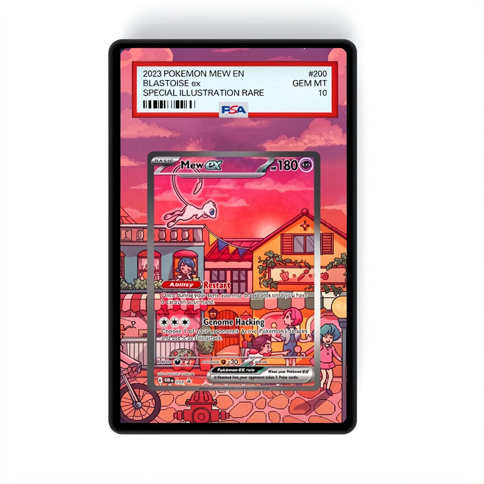 Mew ex - SVP053 - GradeGuardian Extended artwork for PSA / CGC / BGS / TAG