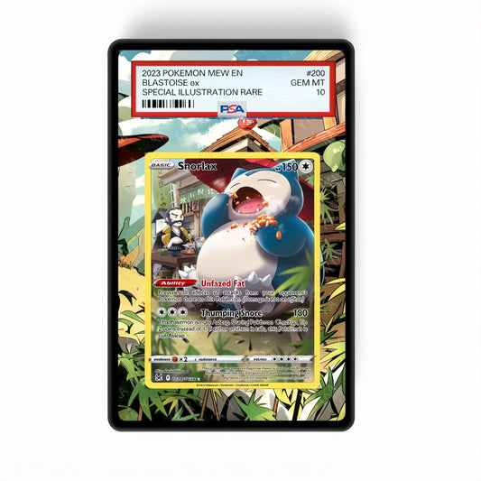 Snorlax TG10/TG30 - Gradeguardian Extended Artwork For Psa / Cgc / Bgs / Tag