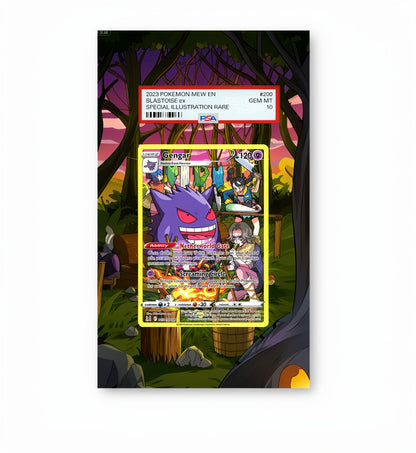 Gengar TG06/TG30 - Pokémon Extended Artwork Protective Card Display Case Psa/cgc/tag/raw