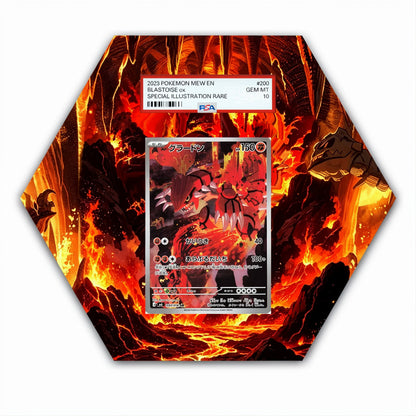 Groudon - 084/076 - Pokémon Octax Extended Artwork Protective Card Wall Display Case
