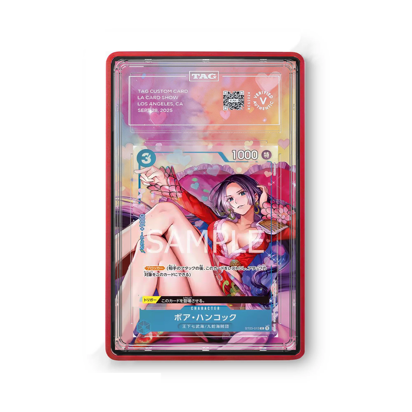 Boa Hancock OP07-051 - Gradeguardian Extended Artwork For Psa / Cgc / Bgs / Tag