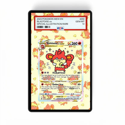 Simisear VSTAR GG37/GG70 - GradeGuardian Extended artwork for PSA / CGC / BGS / TAG