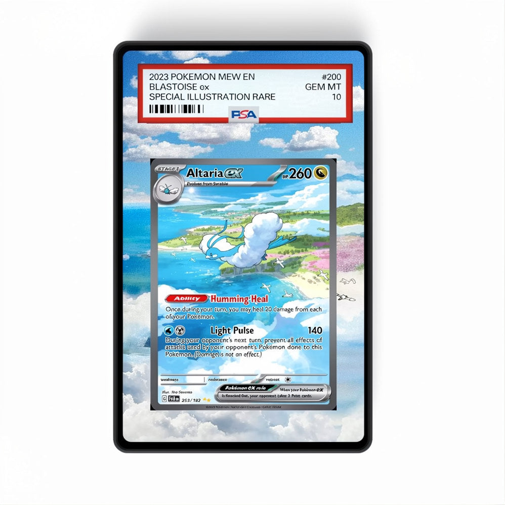 Altaria ex 253/182- GradeGuardian Extended artwork for PSA / CGC / BGS / TAG