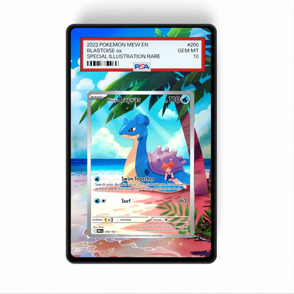 Misty's Lapras 194/182 - GradeGuardian Extended artwork for PSA / CGC / BGS / TAG