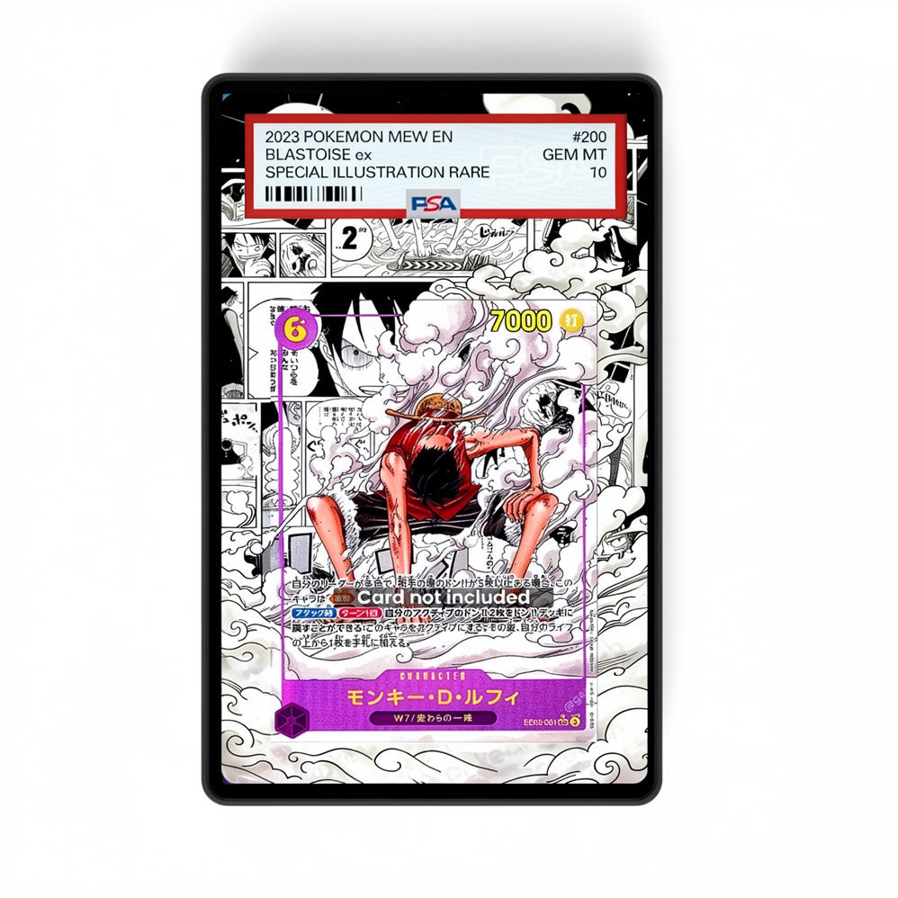 Monkey.D.Luffy (061) (Manga) - Gradeguardian Extended Artwork For Psa / Cgc / Bgs / Tag