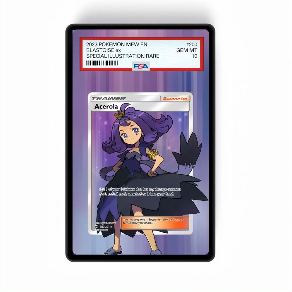 Acerola 142/147 - Gradeguardian Extended Artwork For Psa / Cgc / Bgs / Tag