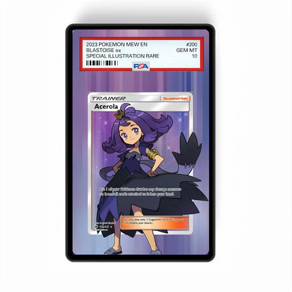 Acerola 142/147 - Gradeguardian Extended Artwork For Psa / Cgc / Bgs / Tag