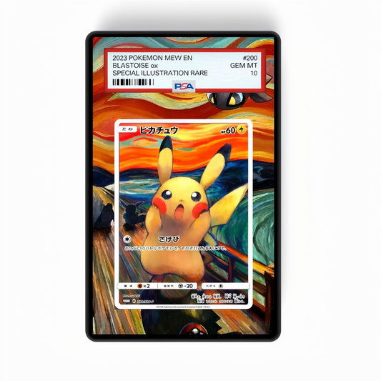 Pikachu 288/sm-p Scream Munch - Gradeguardian Extended Artwork For Psa / Cgc / Bgs / Tag