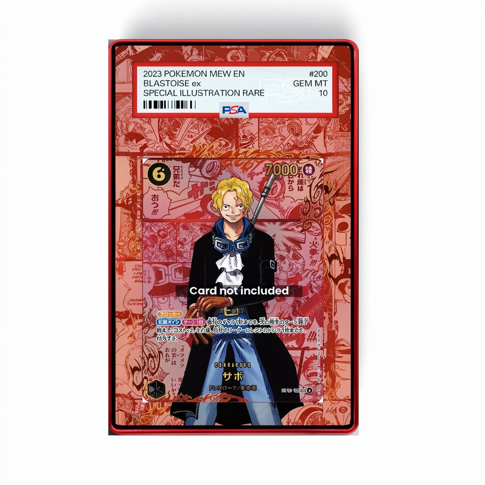 Sabo OP13-120 Red Manga - Gradeguardian Extended Artwork For Psa / Cgc / Bgs / Tag